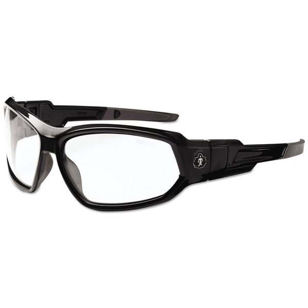 Ergodyne Ballistic Safety Glasses, Clear Scratch-Resistant 56000